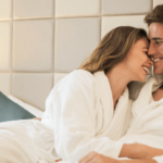 Couple in one of the Barcelona adult-only hotels