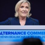Le Pen feiert ihren Sieg in der ersten Runde der Parlamentswahlen in Frankreich mit 34 % der Stimmen