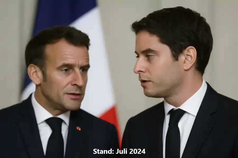 Macron bittet Attal vorerst Premierminister zu bleiben