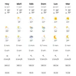 Wetter nächste 7 Tage Maspalomas de Gran Canaria