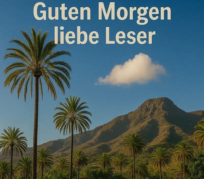 Info Canarias wünscht einen schönen Guten Morgen