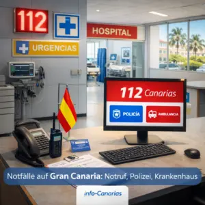 Notfälle auf Gran Canaria: Notruf, Polizei, Krankenhaus
